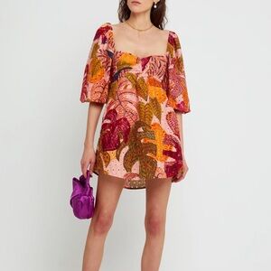 NWT Kourt Robbie Women's Tropical Mini Dress Size Medium